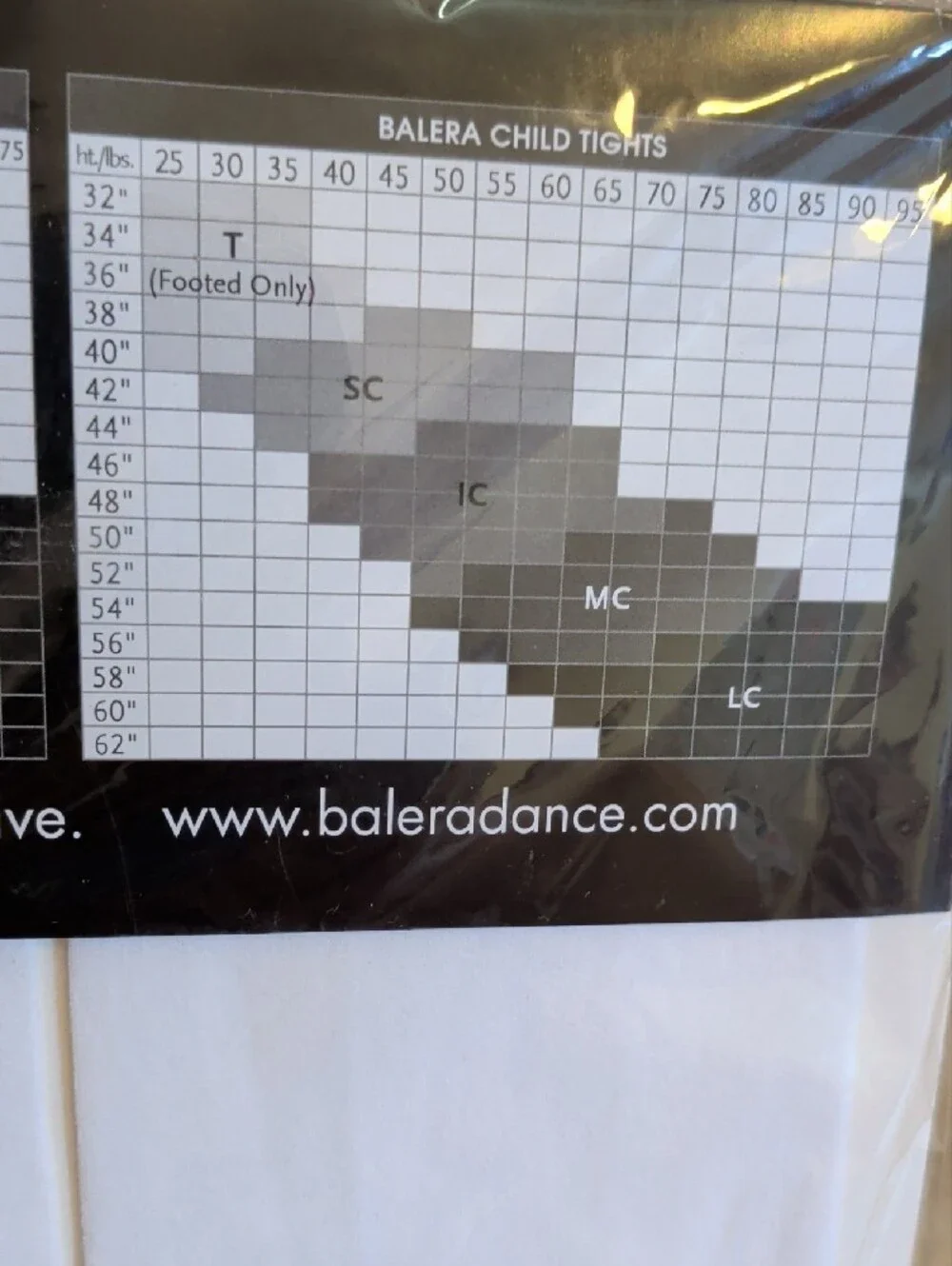 Balera Dance Tights Girls IC